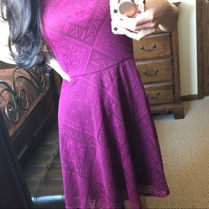 Sweet Storm Plum Summer Dress